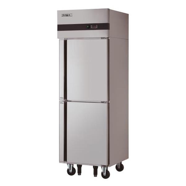 직냉식 디지털 업소용냉장고 냉장전용 수직형 25박스 2도어 올스텐 369L